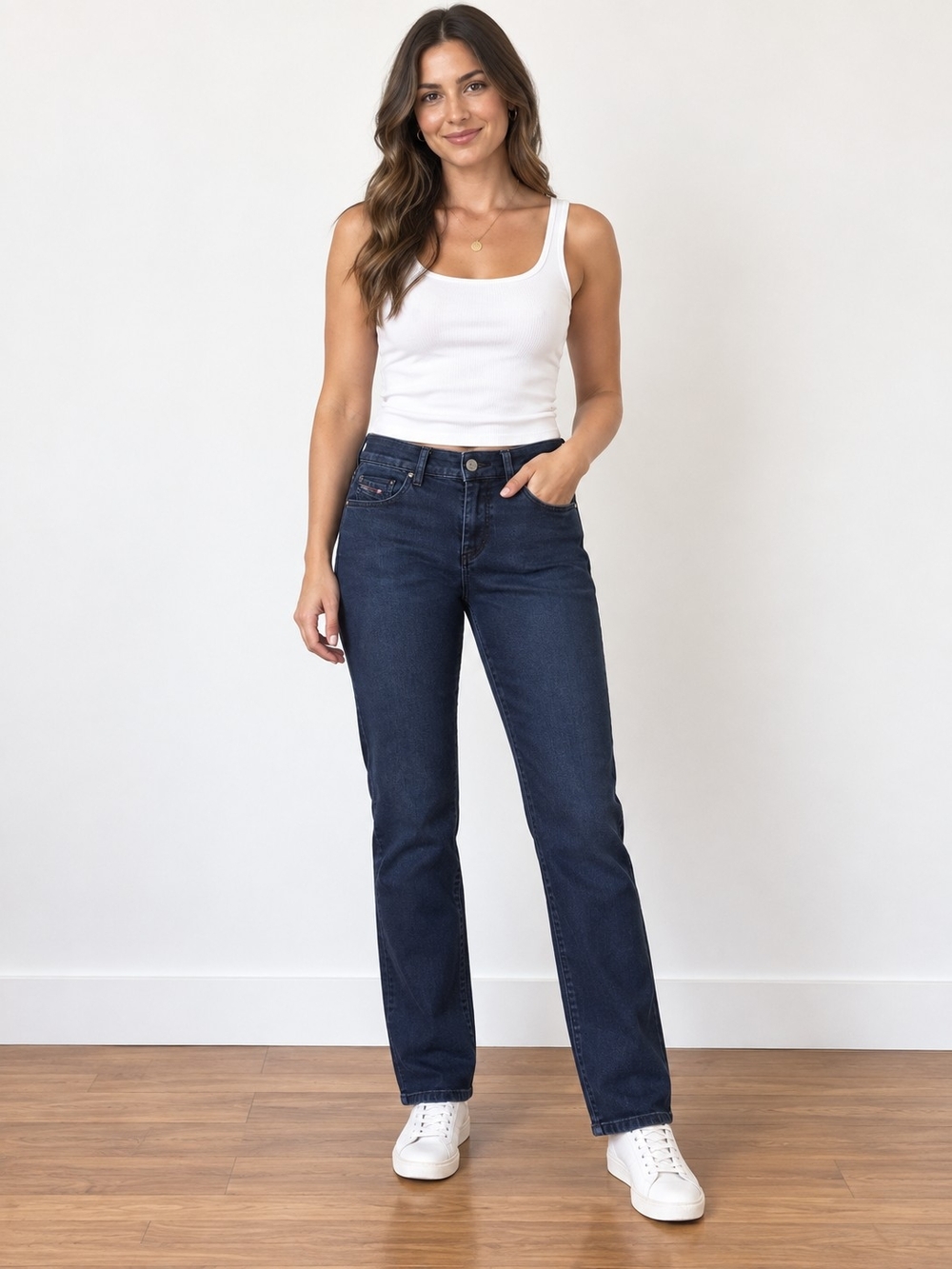 Diesel Sandy Regular Slim Jeans Women’s 26 Dark Blue Stretch 29" Inseam